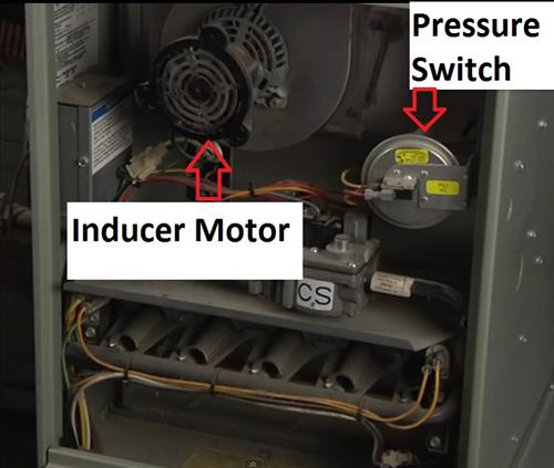 What steps need to be taken to fix a boiler pressure switch?