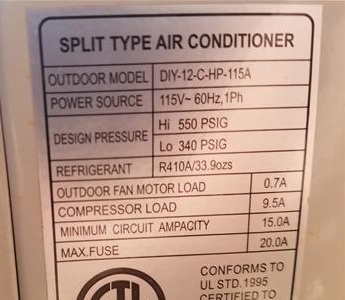 Mitsubishi Mini Split Sizing Chart