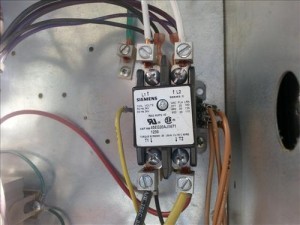 How to replace a condenser fan motor on a HVAC refrigeration unit, heat pump, air conditioner contactor