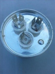 How to replace a condenser fan motor on a HVAC refrigeration unit, heat pump, air conditioner contactor capacitor