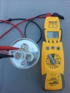 Testing a HVAC Capacitor