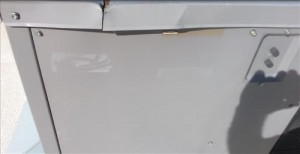 ICP filter panel door