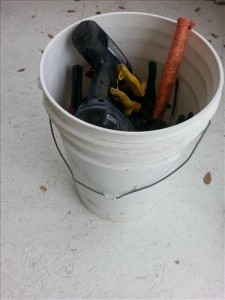 heating and cooling HVAC tool list HVAC-tool-bucket bag