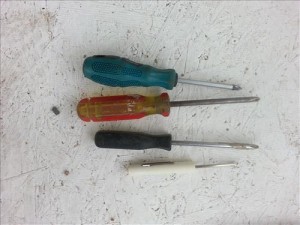 heating and cooling HVAC tool list screwdrivers