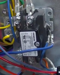 Replacing a Relay Contactor on a Heat Pump – HVAC How To goodman hvac thermostat wiring color code 
