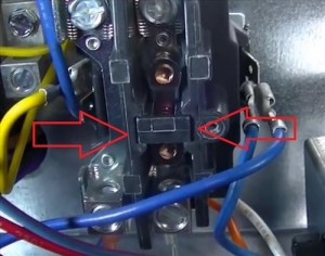 inside a hvac contactor relay