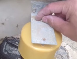 Bolting in a swamp cooler water pump