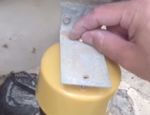Bolting in a swamp cooler water pump