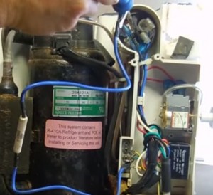 Capacitor In a Window Air Conditioning Unit