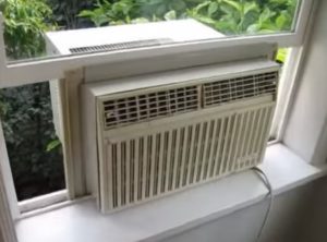 How To Support a Window Air Conditioner Top Bar