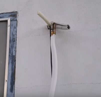 How To Install a Wall Cover Kit for a Mini Split Line Set 2
