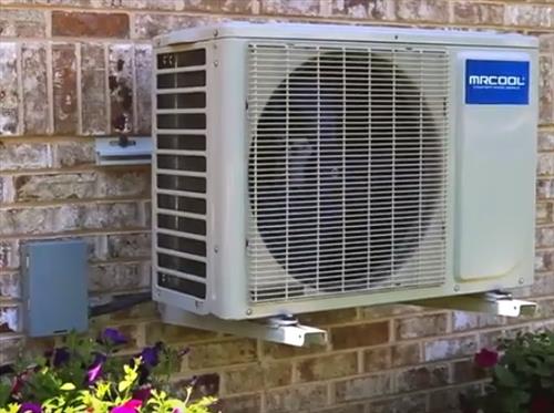 Mini Split Install Outside Location Ground Vs Wall Mount Hvac How To - How To Install A Wall Mounted Ductless Air Conditioner