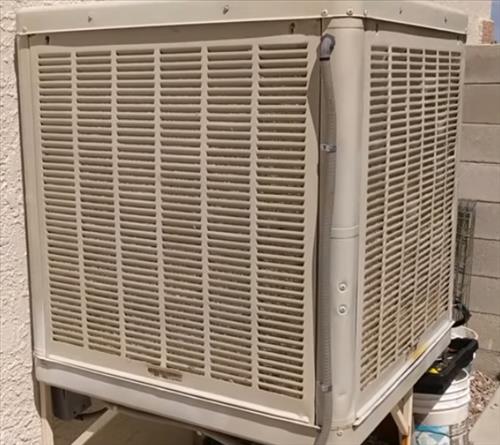 evaporative cooler side draft