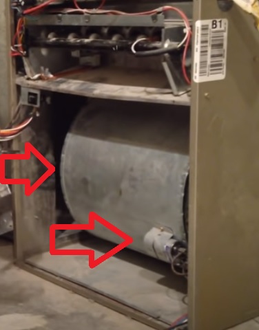 How To Replace a Furnace Blower Motor and Capacitor Step 2