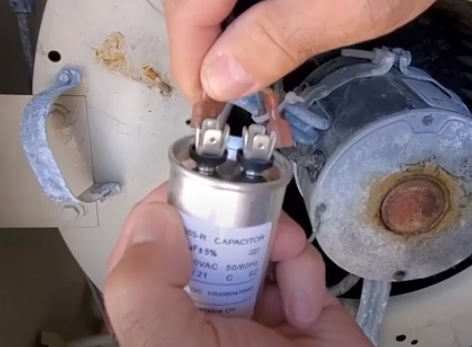 How To Replace a Capacitor on a Swamp Cooler Motor Step 5