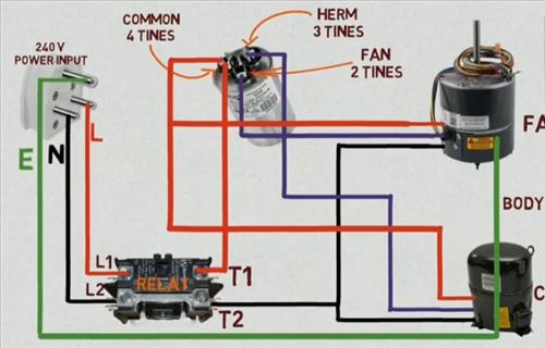 Wiring Diagram For Ac Capacitor