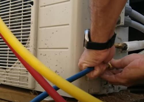 How To Add R410a Refrigerant to a Mini Split that Has a Low Charge Step 10