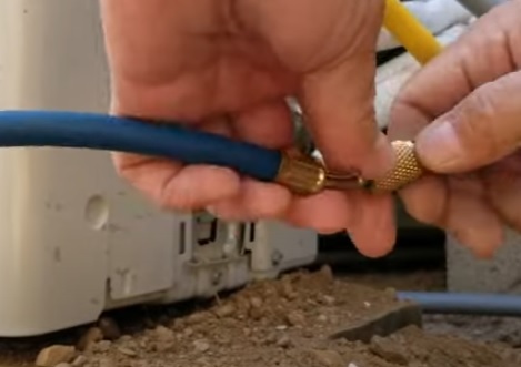 How To Add R410a Refrigerant to a Mini Split that Has a Low Charge Step 3